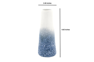 Blue and White Bud Vase