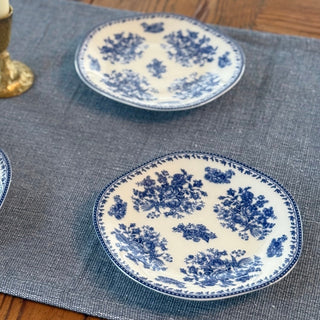 Blue Toile Appetier Plate