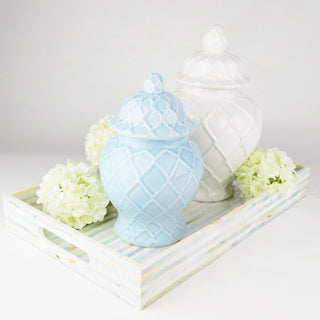 Light Blue Ginger Jar Small