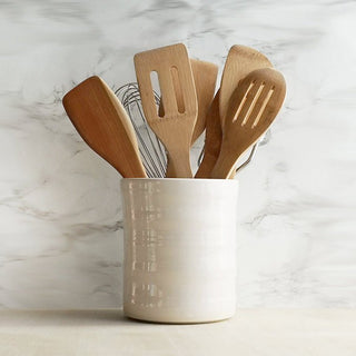 Large White Utensil Holder