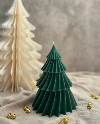 Snow Tree Candle