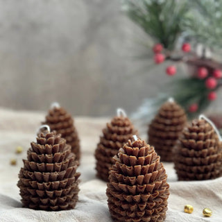 Pine Cone Candle