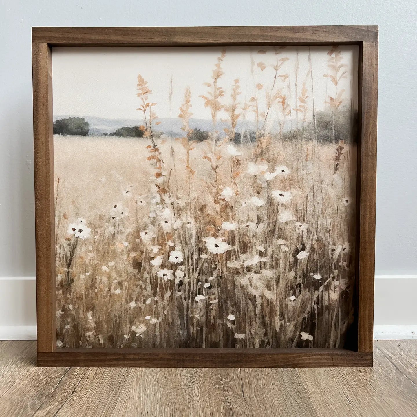 Small field of 2024 flowers wall art