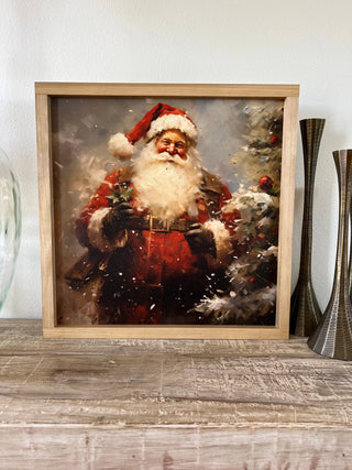 Vintage Sanata Wall Art